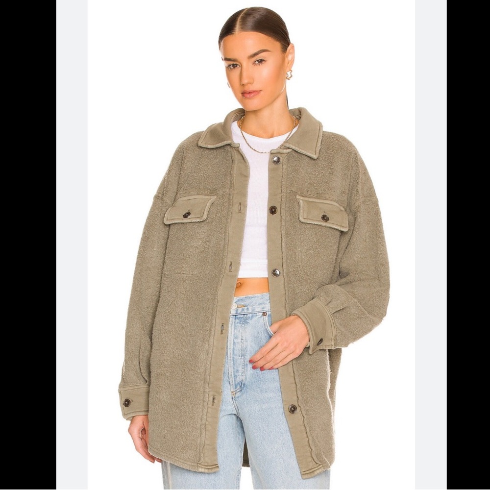 Free People Ruby Jacket olive green size xsmall